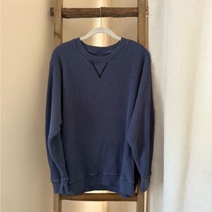Aerie Blue Waffle Knit Sweater